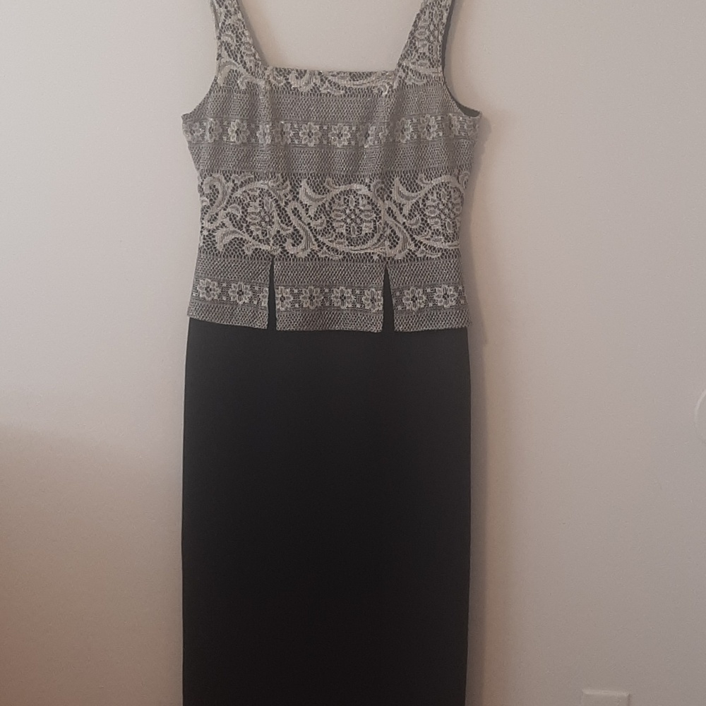 Joseph Ribkoff long black evening gown size 10